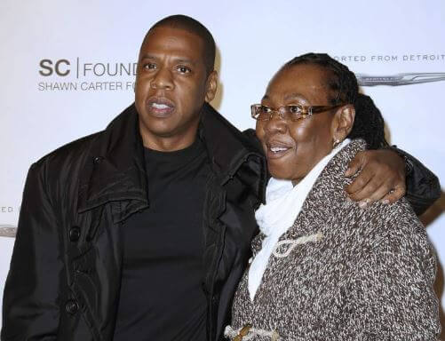 Adnis Reeves's wife with their youngest son Jay-Z.